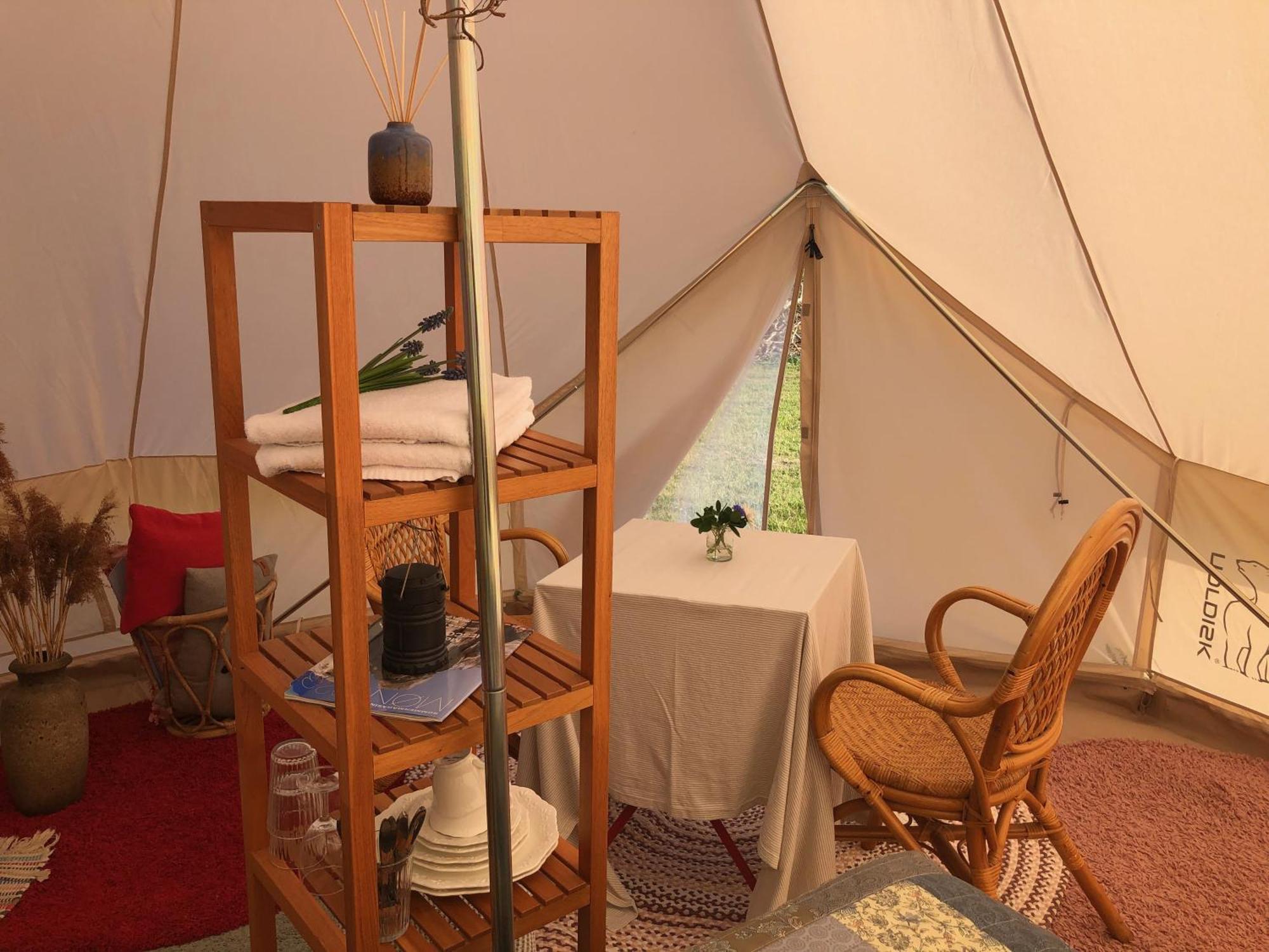 Helles Have Glamping Hotel Stege Eksteriør billede