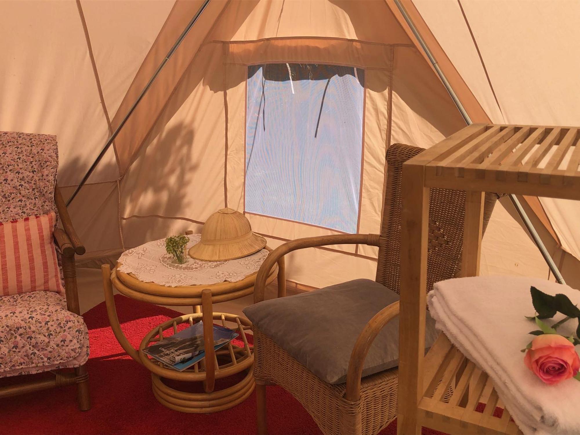 Helles Have Glamping Hotel Stege Eksteriør billede