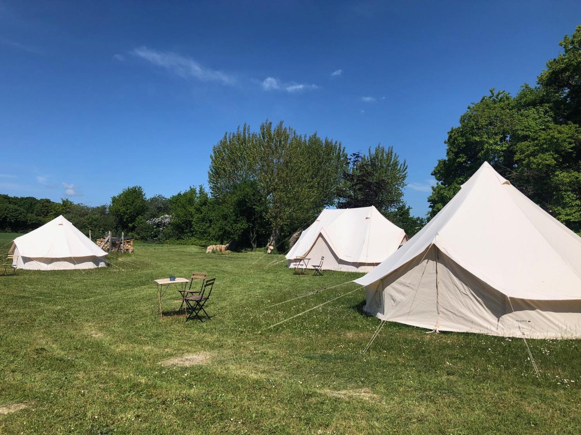 Helles Have Glamping Hotel Stege Eksteriør billede